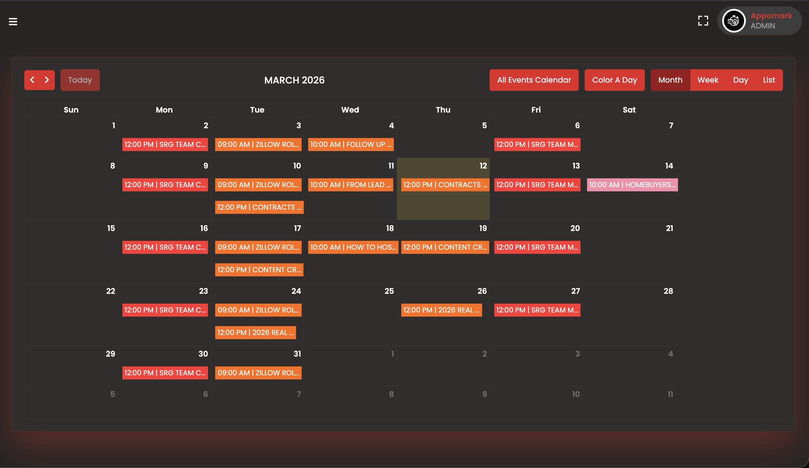 Manage Your Events
